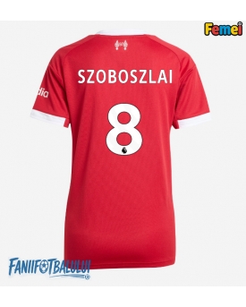 Liverpool Dominik Szoboszlai #8 Tricou Fotbal Replică 2025-26 Femei Acasa